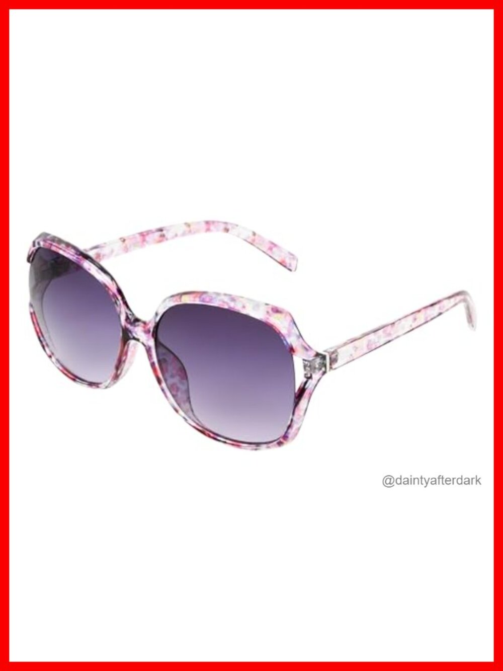 Square Sunglasses Full Frame Gradient Lenses UV Protection Recycled